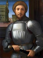 欧洲12-19世纪油画六_GRANACCI, Francesco - Portrait of a Man in Armour